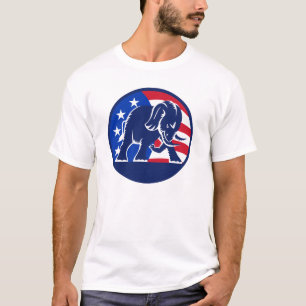 Republican Elephant Flag T-Shirt