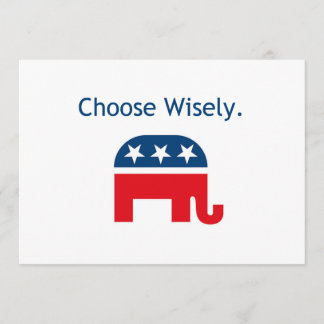 Republican Elephant Invitation