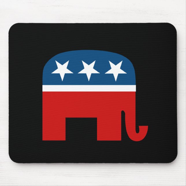 Republican Elephant Mouse Mat (Front)