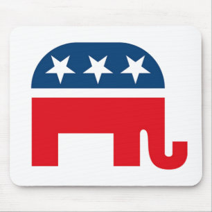 Republican Elephant Mouse Mat