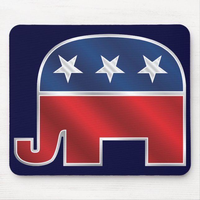 Republican Elephant Mousepad (Front)