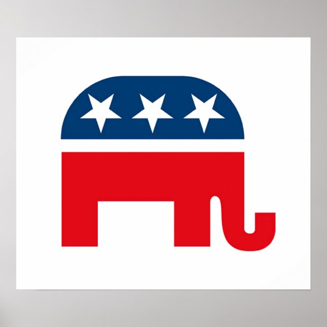 Republican Elephant Poster (Front)
