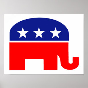 republican elephant poster