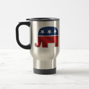 Republican Elephant Travel Mug