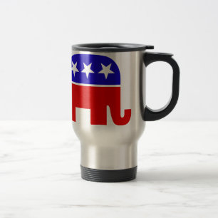 Republican Elephant Travel Mug