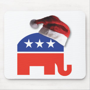 Republican-Elephant-XMAS Mouse Mat