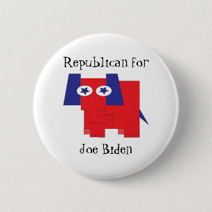 Republican for Joe Biden 6 Cm Round Badge