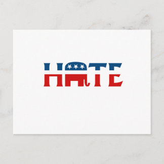 Republican Hate Postcard