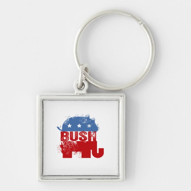 REPUBLICAN JEB BUSH KEY RING (Front)