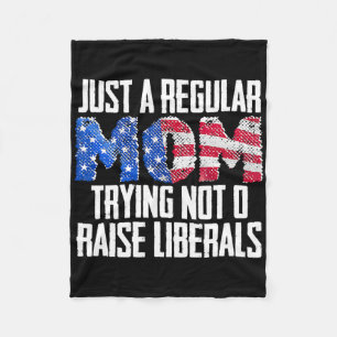 Republican Just A Regular Mom Trying Not To Raise Fleece Blanket