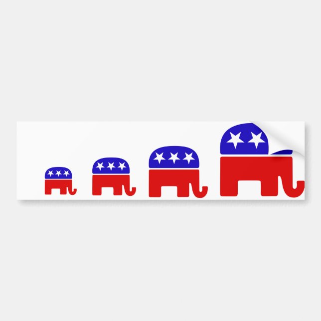 Republican Logo Bumper Sticker (Front)