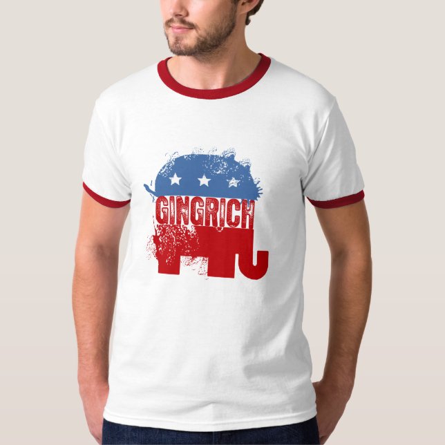 REPUBLICAN NEWT GINGRICH T-Shirt (Front)