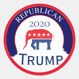Republican Party 2020 Classic Round Sticker