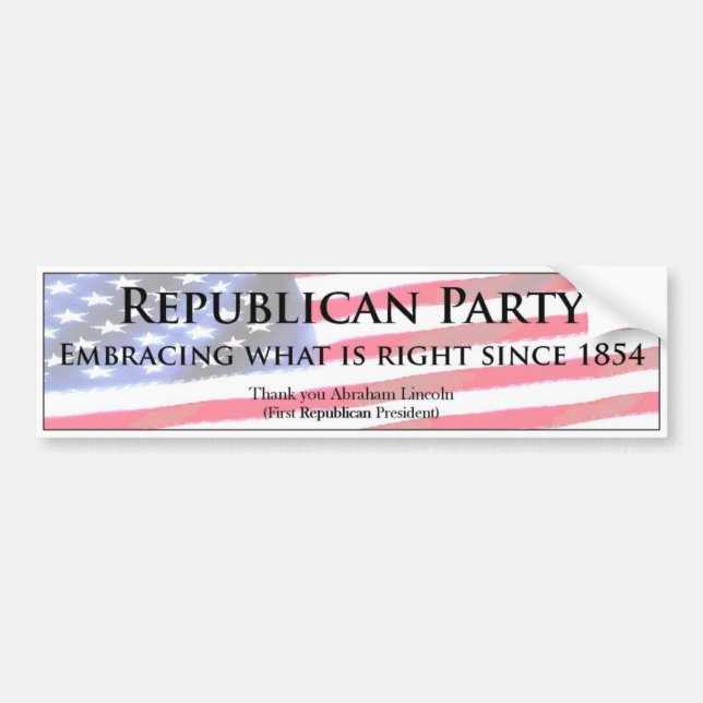 Republican Party Bumper Sticker (Front)