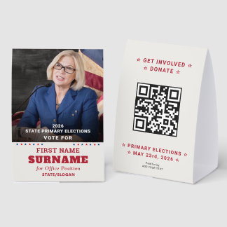Republican Party Campaign Personalized QR & Photo