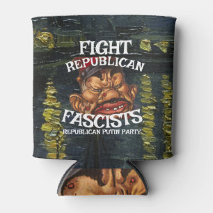 REPUBLICAN PARTY FW FV HG FLAG USA PATRIOTIC VOTE CAN COOLER