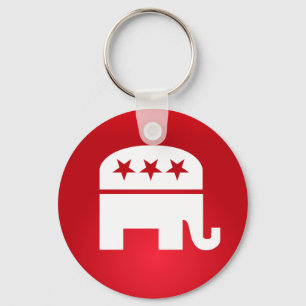 Republican Party Logo Key Ring