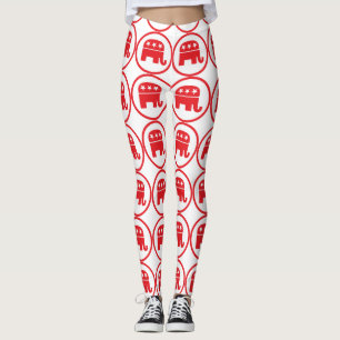 Republican Party Political Symbol (Elephant) Leggings