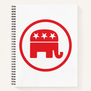 Republican Party Political Symbol (Elephant) Notebook