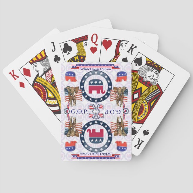 Republican Playing Cards (Back)
