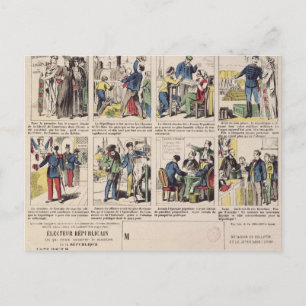 Republican propaganda postcard