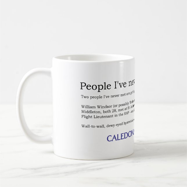 Republican Royal Wedding Mug (Left)