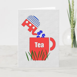 Republican Tea Card