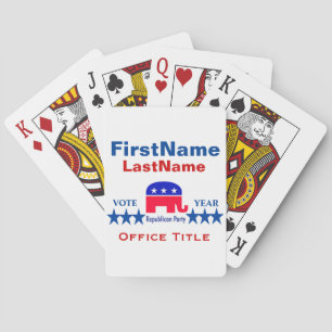 Republican Templates Playing Cards