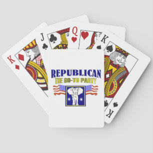 Republican, the go-to party playing cards