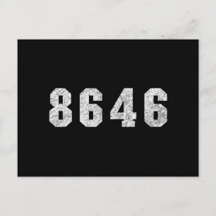 Republican Trump 86 46 Holiday Postcard