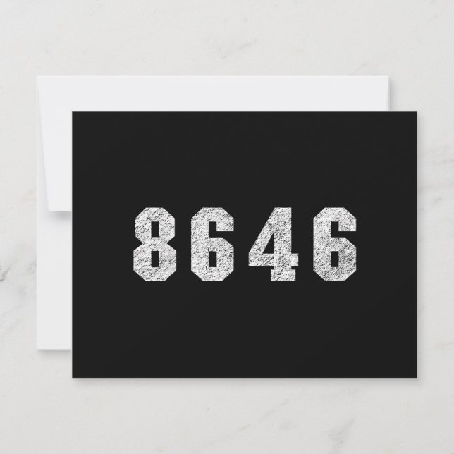 Republican Trump 86 46 Invitation (Front)