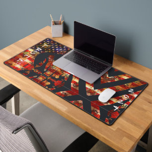 Republican Trump American Flag Art Personalised Desk Mat