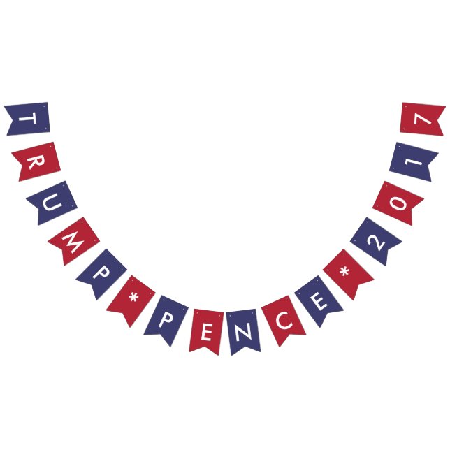 Republican Trump Pence 2017 American Flag Colours (All)