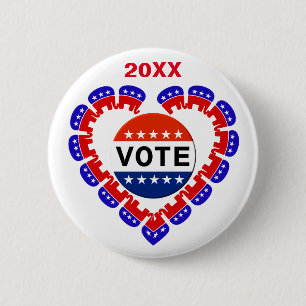 Republican Vote Button