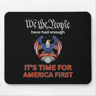 Republican Vote Trump 2024 America First We The Pe Mouse Mat