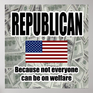 Republican Welfare Poster