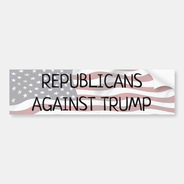 Republicans Against Trump, Country Before Party Bumper Sticker (Front)