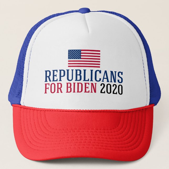 Republicans for Biden 2020 Trucker Hat (Front)