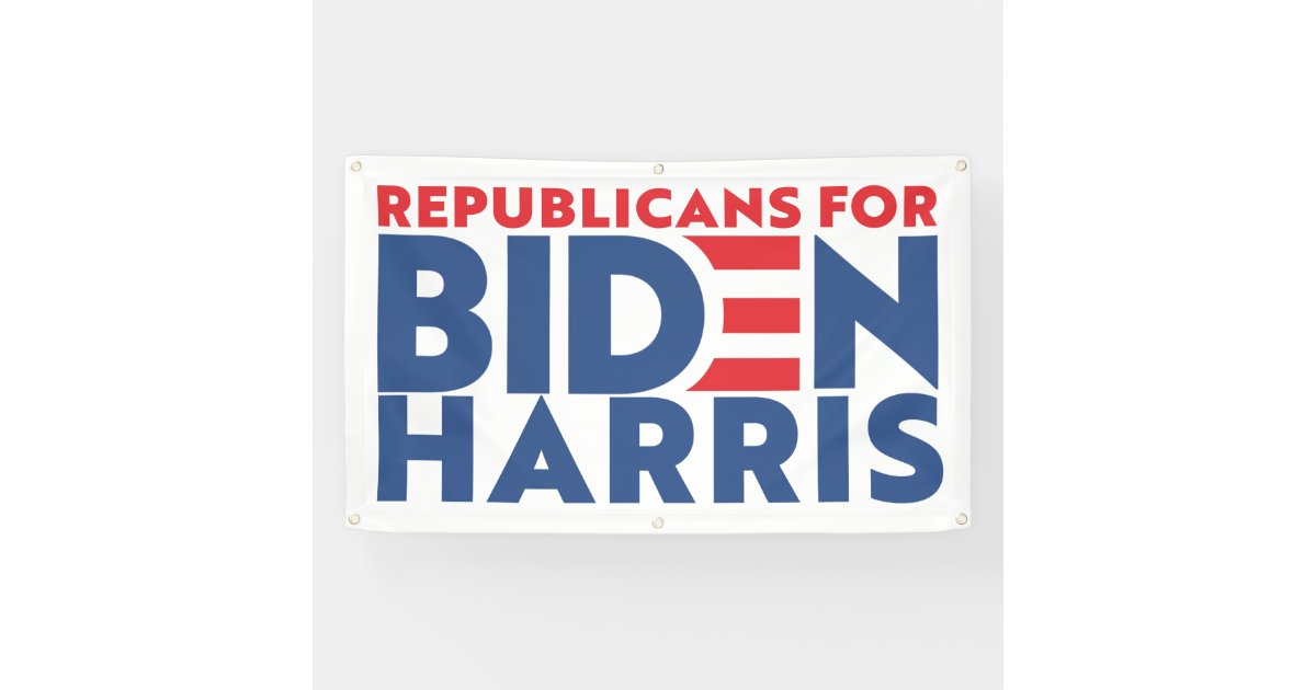 Republicans For Biden Harris President Boat Banner ...