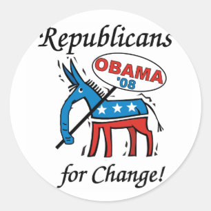 Republicans For  Change Sticker