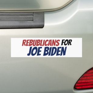 Republicans for Joe Biden Democrats Funny 2024 Bumper Sticker