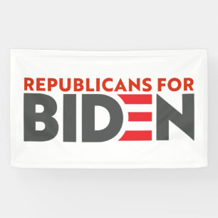 Republicans For Joe Biden President Banner