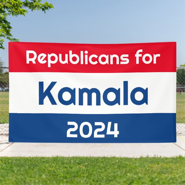 Republicans for Kamala Harris 2024 Huge Banner (Outside)