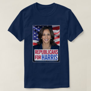 Republicans for Kamala Harris President Photo 2024 T-Shirt