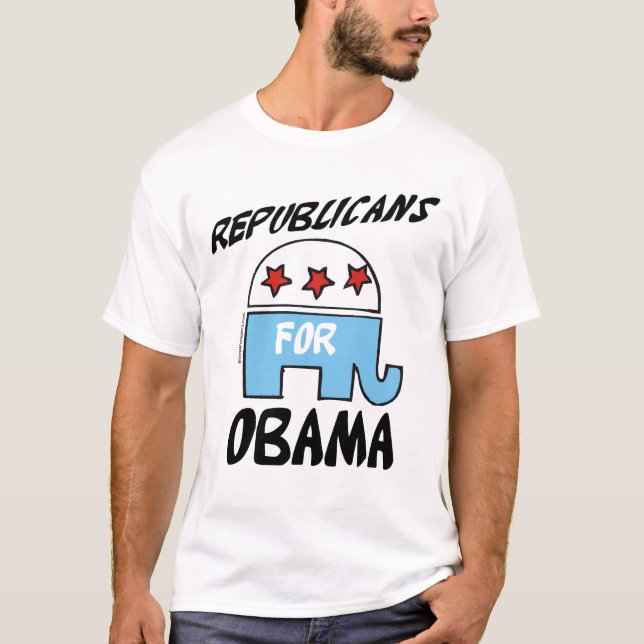 Republicans for Obama T-shirts (Front)