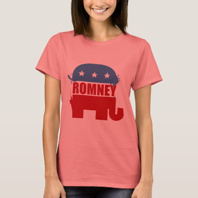Republicans for Romney T-Shirt (Front)