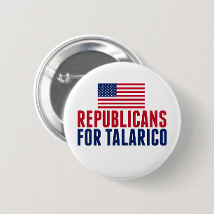 Republicans for Talarico 2026 Election 6 Cm Round Badge