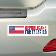 Republicans for Talarico 2026 Election Bumper