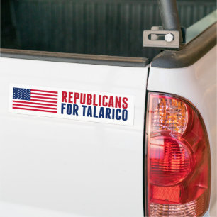 Republicans for Talarico 2026 Election Bumper Sticker