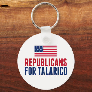 Republicans for Talarico 2026 Election Key Ring